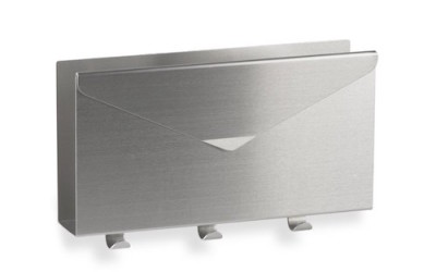 Umbra Lettro Brushed-Aluminum Letter Organizer